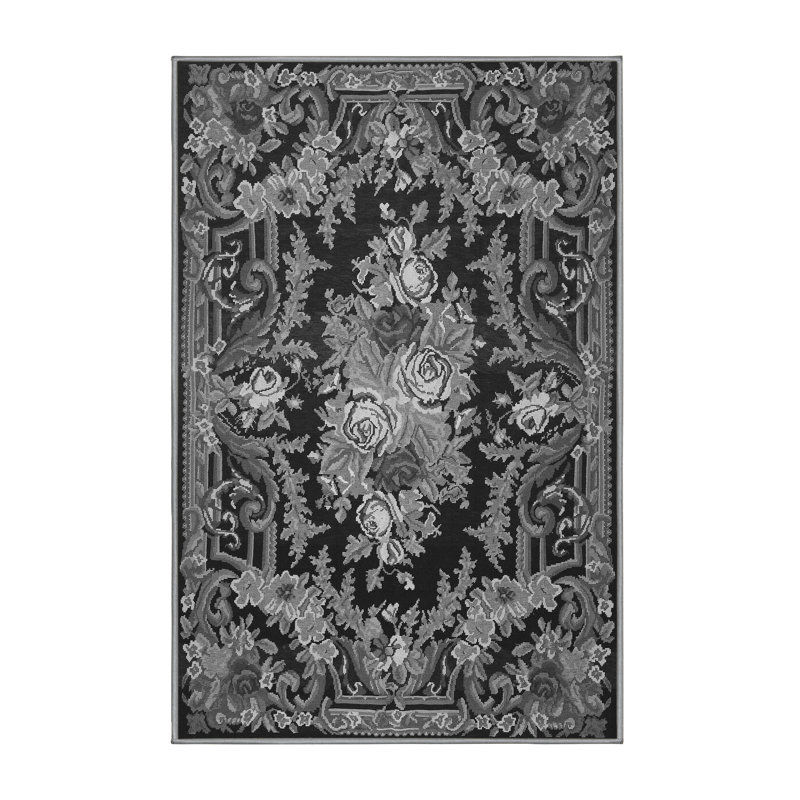 Oline Performance Oriental Indoor Rug, Rectangle 2' x 3'
