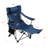 Outdoor Camping Chairs Folding/Portable/Adjustable Reclining Chair(Three-Level Adjustment), Side Pockets & Cup Holder,Carry Bag,Dark Blue