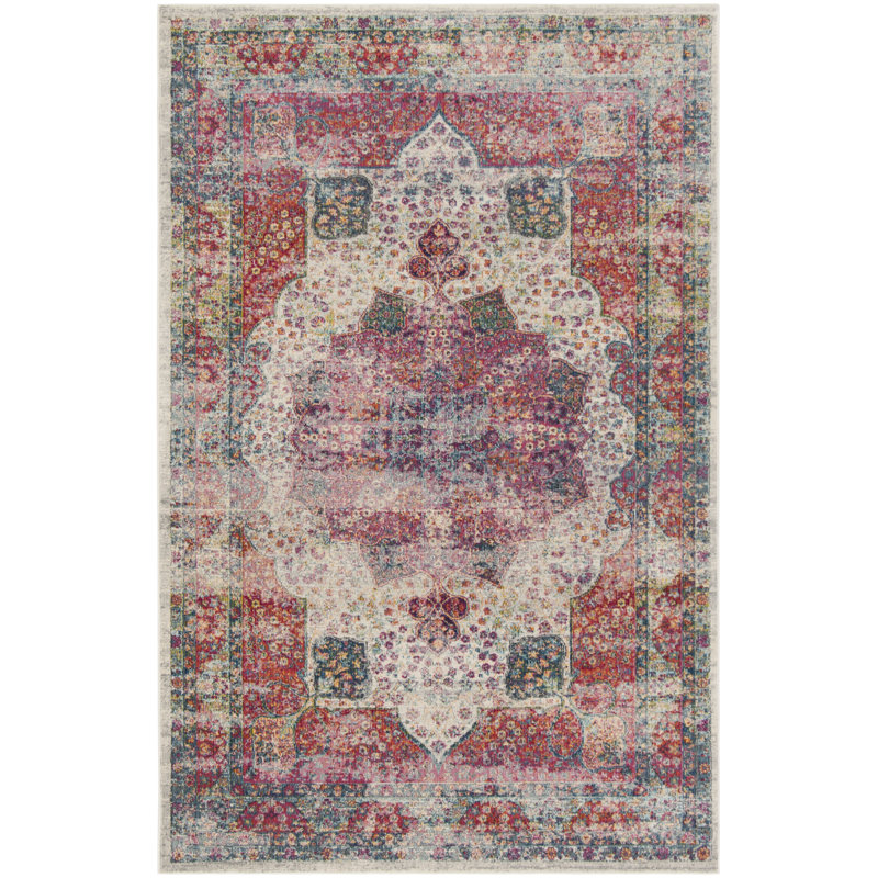 Grier Oriental Hand Woven Area Rug, Rectangle 155 x 229 cm
