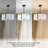 4-light Natural Alabaster Drum Chandelier-970318271