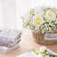 Babys Breath Fleurs artificielles, 30 pièces Gypsophila Real Touch Flowers pour la fête de mariage Décoration de jardin