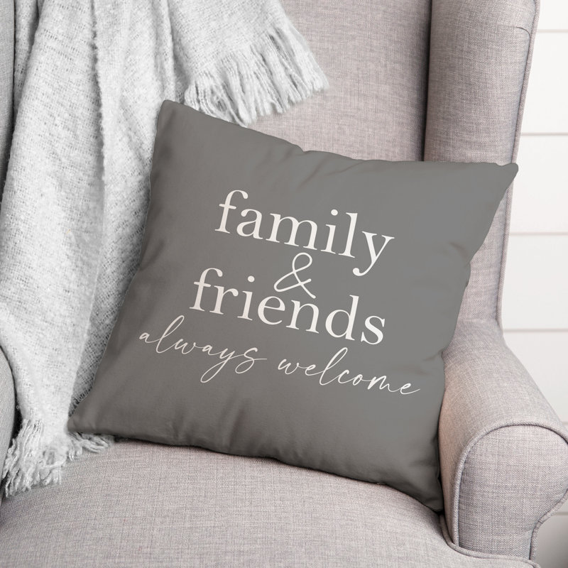 Coussin décoratif intérieur / extérieur en polyester , H 18 po x l 18 po, Gris