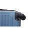 Bagage de cabine, valises à roulettes, valise de transport légère en ABS, bagage rigide, 20 pouces (bleu)