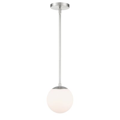 Awais 1 - Light Single Globe LED Pendant -  George Oliver, 39046989DB774224B2E3BC376CB6BADE