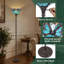 Lampe sur pied 70 po de style Tiffany avec abat-jour en verre coloré de 11 po, douille rotative, base E26, éclairage traditionnel rétro pour le salon, la chambre à coucher et le bureau