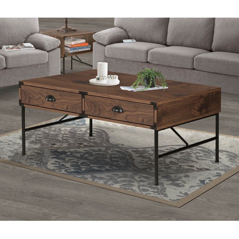 Mykeal Solid Wood Coffee Table