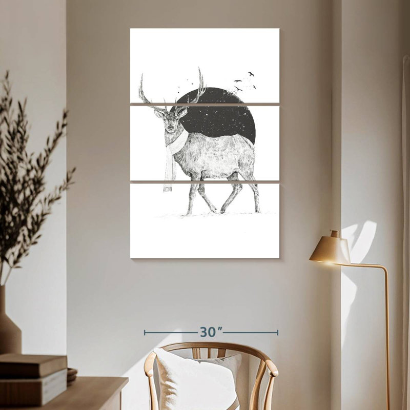 Brampt Winter Is All Around, 65" H x 42" W