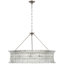 AERIN Rhine 36" Ring Chandelier with Crystal