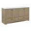 Meuble-lavabo double 60,50 po avec 2 armoires, 2 tiroirs et plateau en marbre de culture Emlyn-905697052