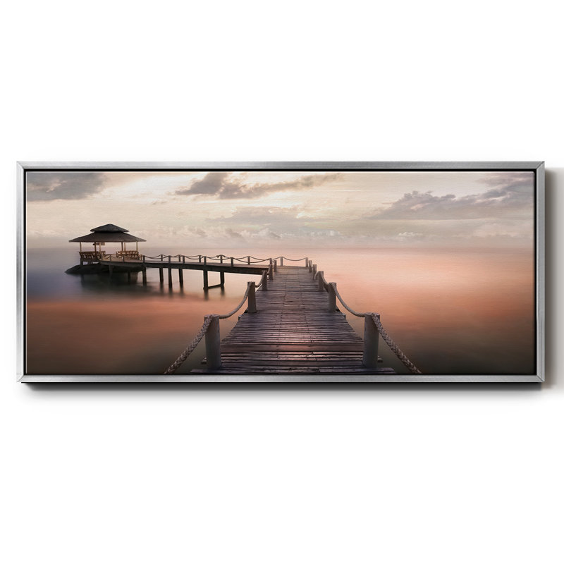 Early Morning Maldives - Toile encadrée, H 8 po x l 20 po