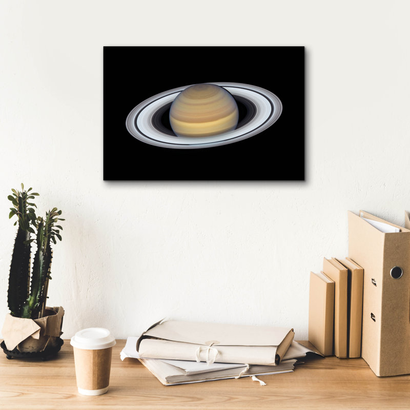  «Saturn 2» par la téléscope Hubble de la NASA, 18 po x 12 po, H 12 po x l 18 po