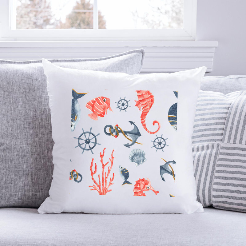 Coussin Roucourt, H 16 po x l 16 po