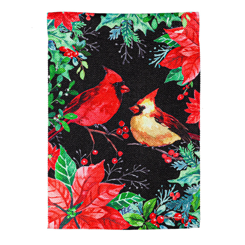 Drapeau de jardin en polyester Deristin 18 x 12,5 po