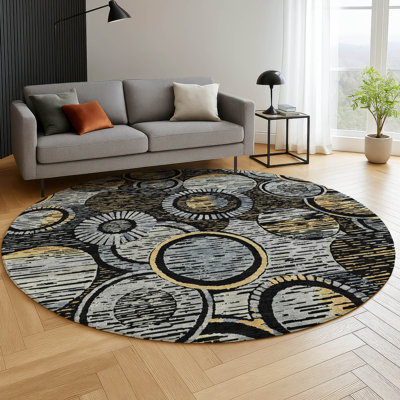 Premium Machine Washable Mayfield AMF2206 geometric Rug