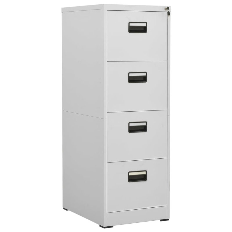46 cm W 4 -Drawer Filing Cabinet, Grey