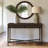 Fluted 2-Drawer Storage Console Table