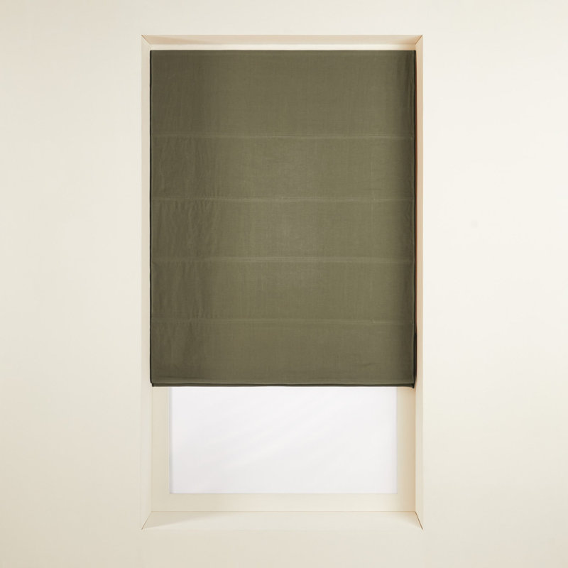 Carlina Blackout Roman Blind, Green, 45 cm L x 20 cm W