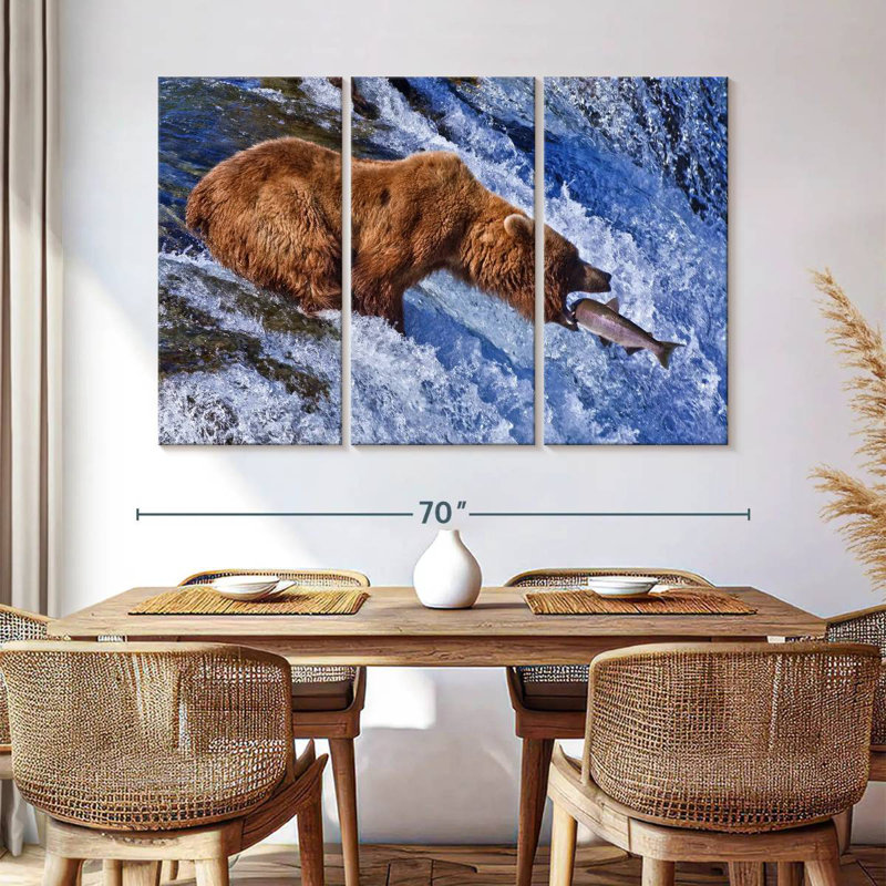 Brampt Bear Hunting, 42" H x 65" W
