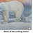 Polar Bear Glass Cutting Board Large