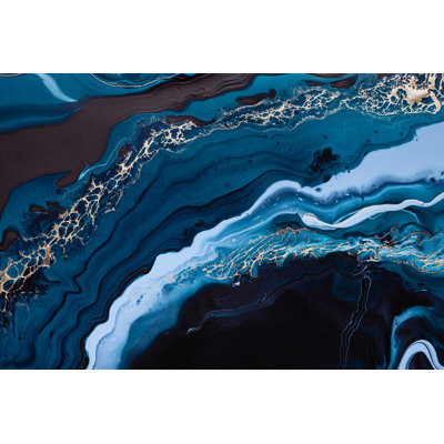 Eisele Acrylic Fluid - Wrapped Canvas Painting
