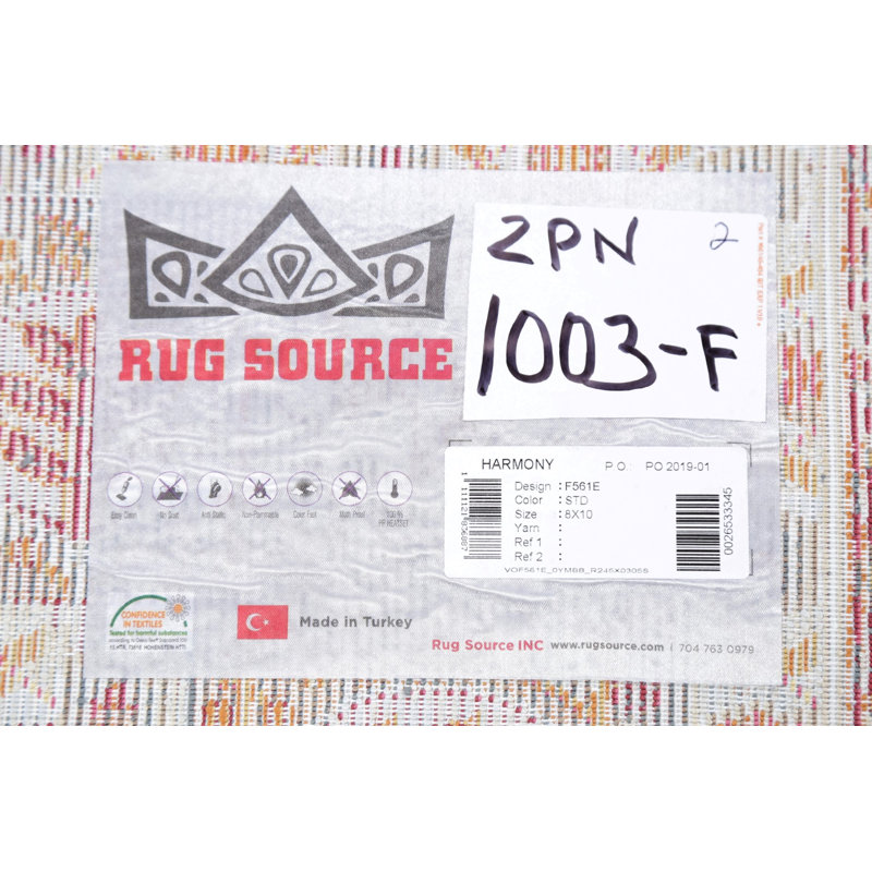 Tapis rouge Saturmino, Rectangle 3 pi 11 po x 5 pi 7 po