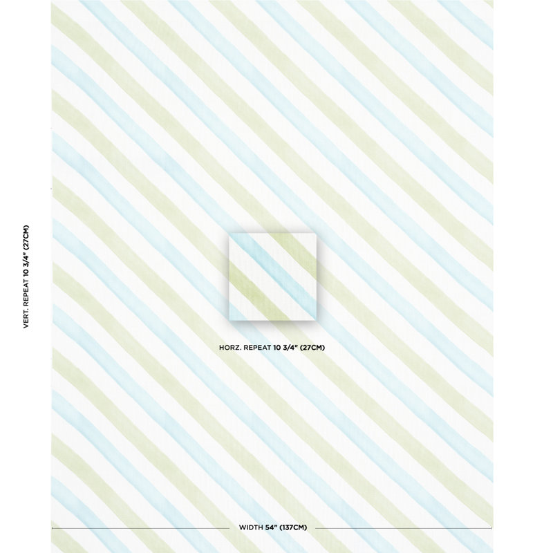 Tissu intérieur / extérieur à rayures Seaside, Kiwi