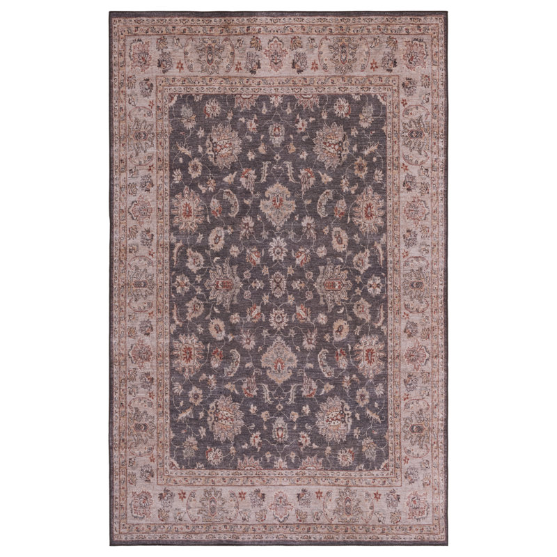 Tapis gris foncé / beige Tucson 111 M / W S / R, Rectangle 3 pi x 5 pi