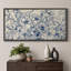 Reproduction d'art sur toile encadrée bleu marine-107118075-111665900