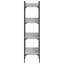 138.5 cm H x 35 cm W Steel Standard Bookcase-94263171