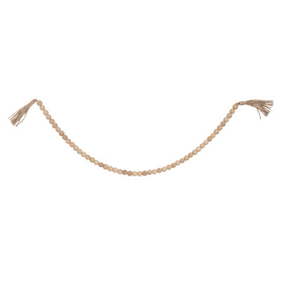 VIP Wood 42 in. Beaded Garland