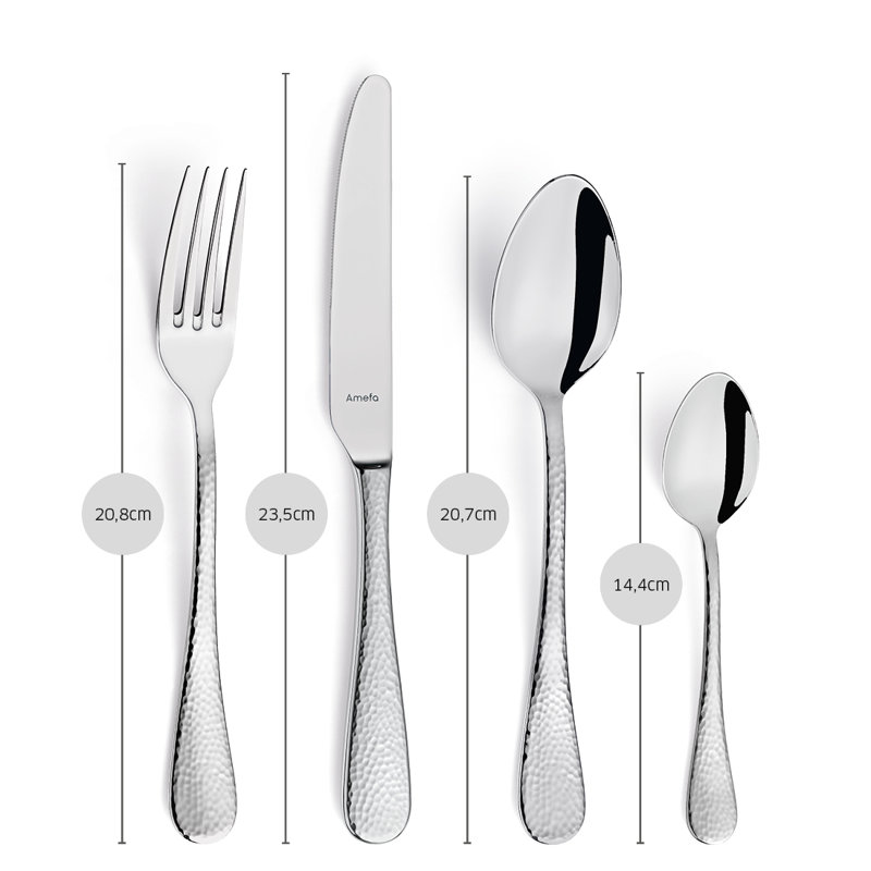 Amefa 24 Piece Stainless Steel Cutlery Set , Service for 6