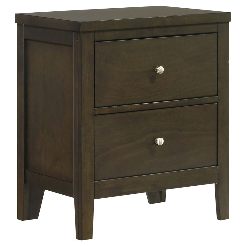 Clement 2-drawer Nightstand, Espresso