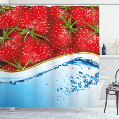Shower Curtain with Hooks Included