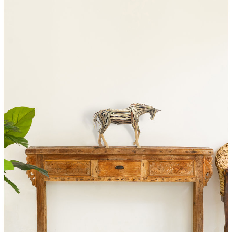 Sculpture de table trotting Gallien