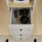 Slim Storage Cabinet, 3-Tier Media Storage Cabinet With 3 Drawers And 2 Hooks