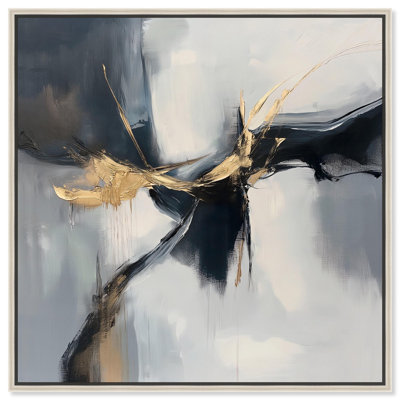 Golden Fissure I Canvas by Art Remedy