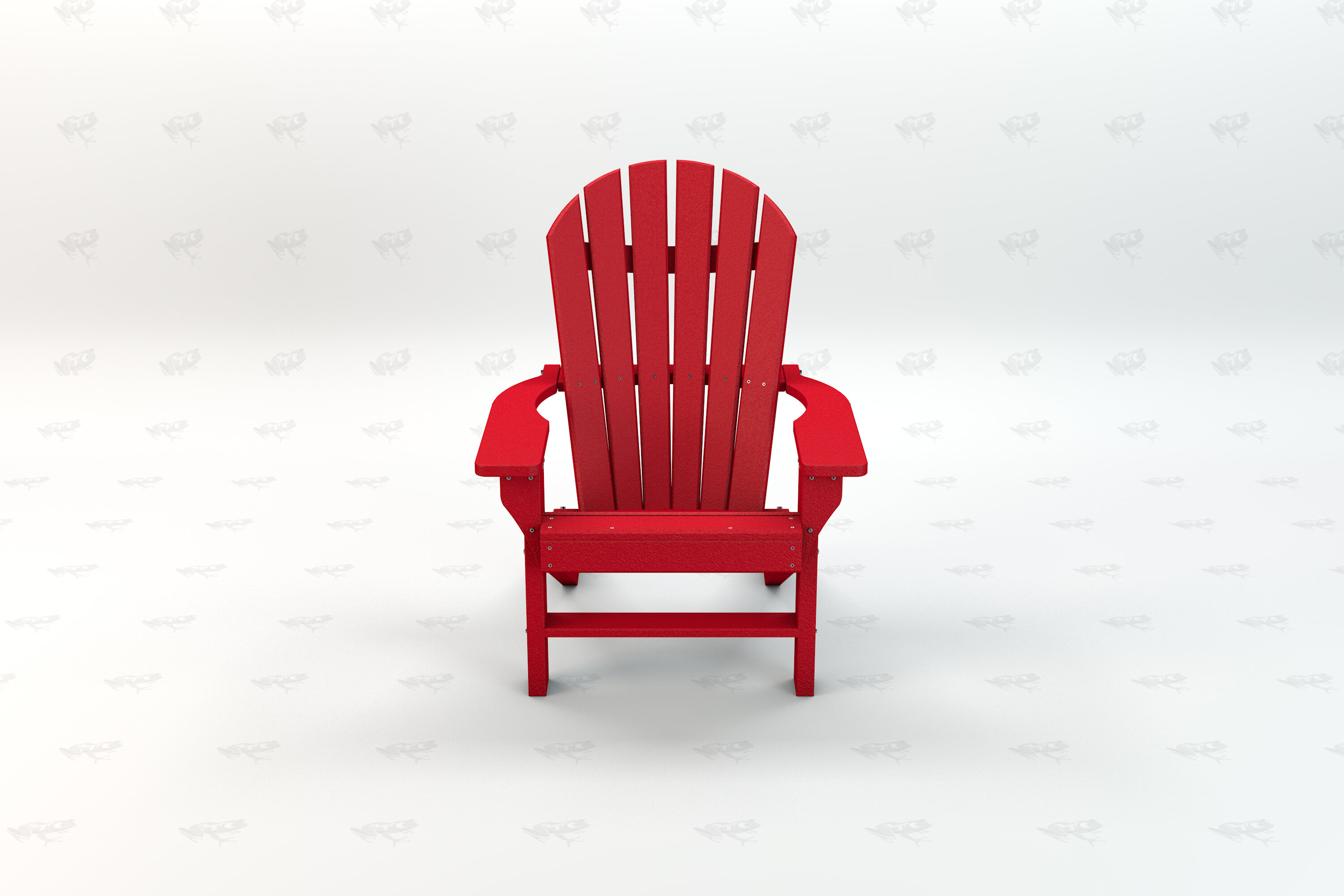 Frog Furnishings Seaside Plastic Adirondack Chair With Ottoman Wayfair   Seaside Plastic Adirondack Chair With Ottoman 