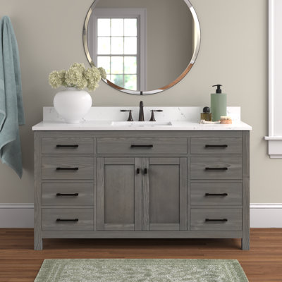 Ajiya 60" Single Bathroom Vanity