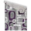 Tapis mauve à motif géométrique Balderston-646599873