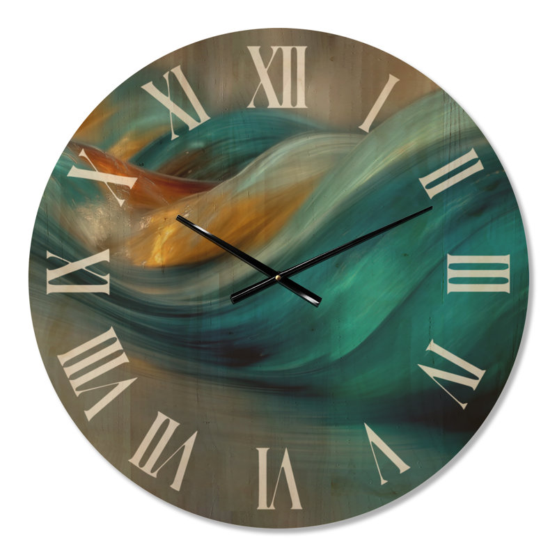 Grande horloge murale en bois Coastal, Medium