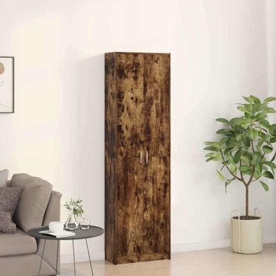 Wardrobe with Shelf with Storage with Door Engineered Wood Clothing