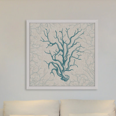 «Coral Motif II», reproduction encadrée