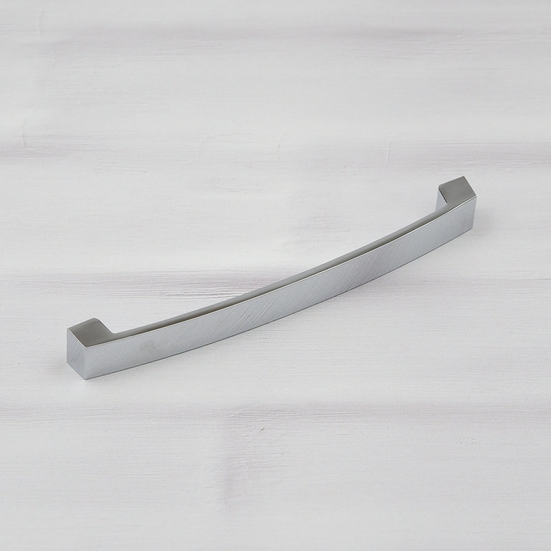 160mm Polished Chrome Bow D-Bar Handle