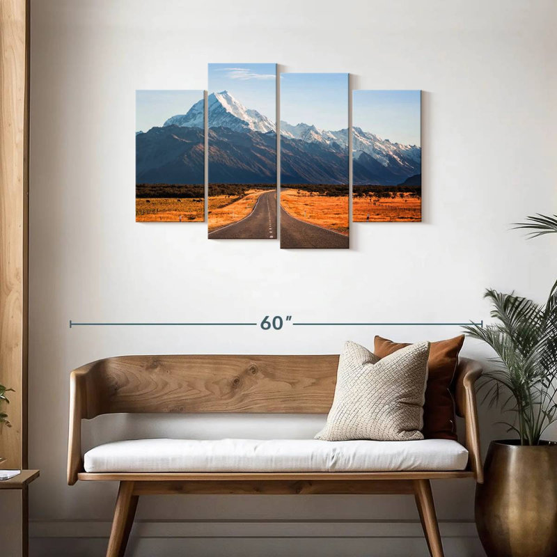 Mount Cook Open Road, H 27 po x l 43 po