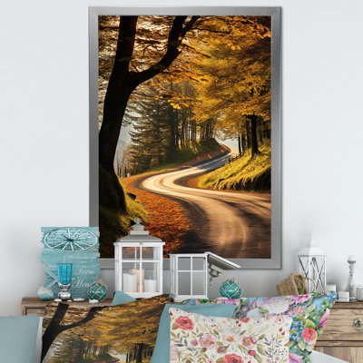 Chemin d'automne dans la forêt II