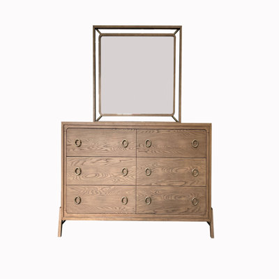 Commode 6 tiroirs au fini latté