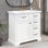 Meuble-lavabo 36 po avec lavabo, lavabo en céramique, 2 tiroirs basculants, charnières de porte à fermeture en douceur