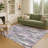 Machine Washable Indoor/Outdoor Bricen ACN2329 Stripes Rug-1702171910