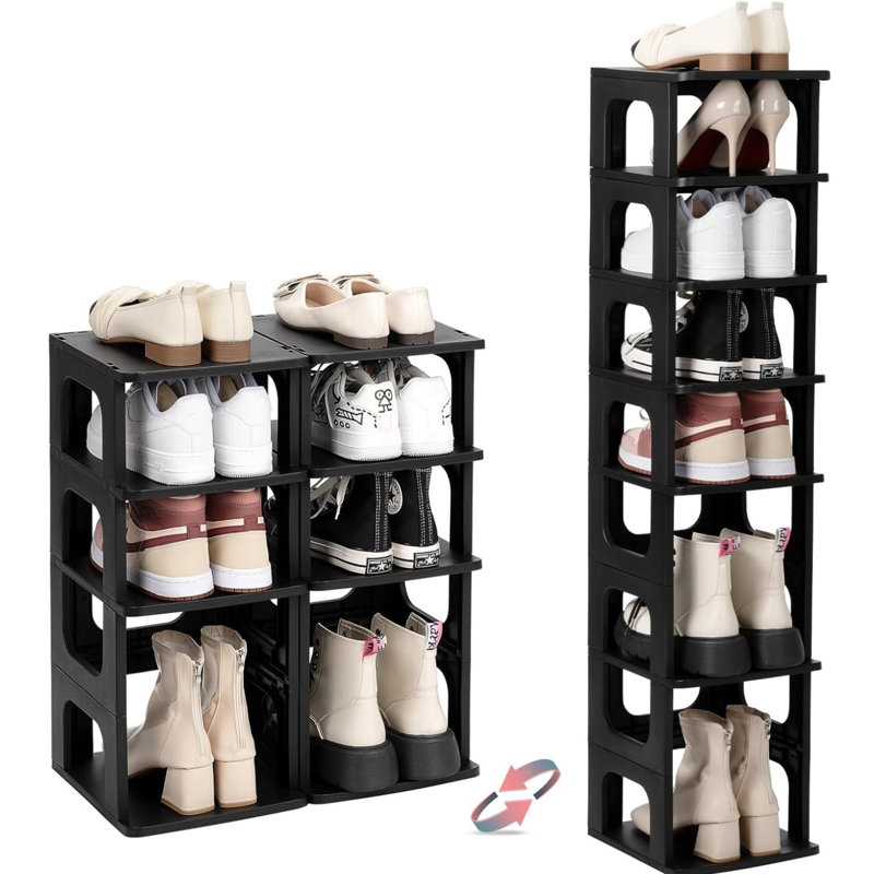 Étagère à chaussures 8 niveaux