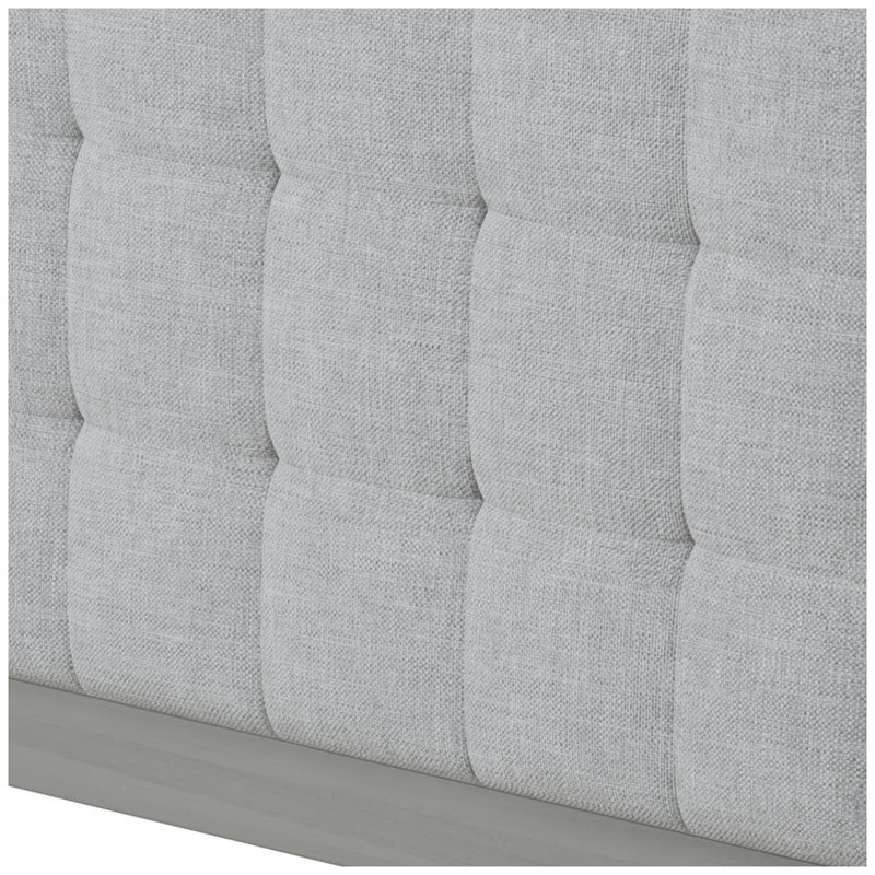 Lit tête de lit tapissier Aleyna, Grand